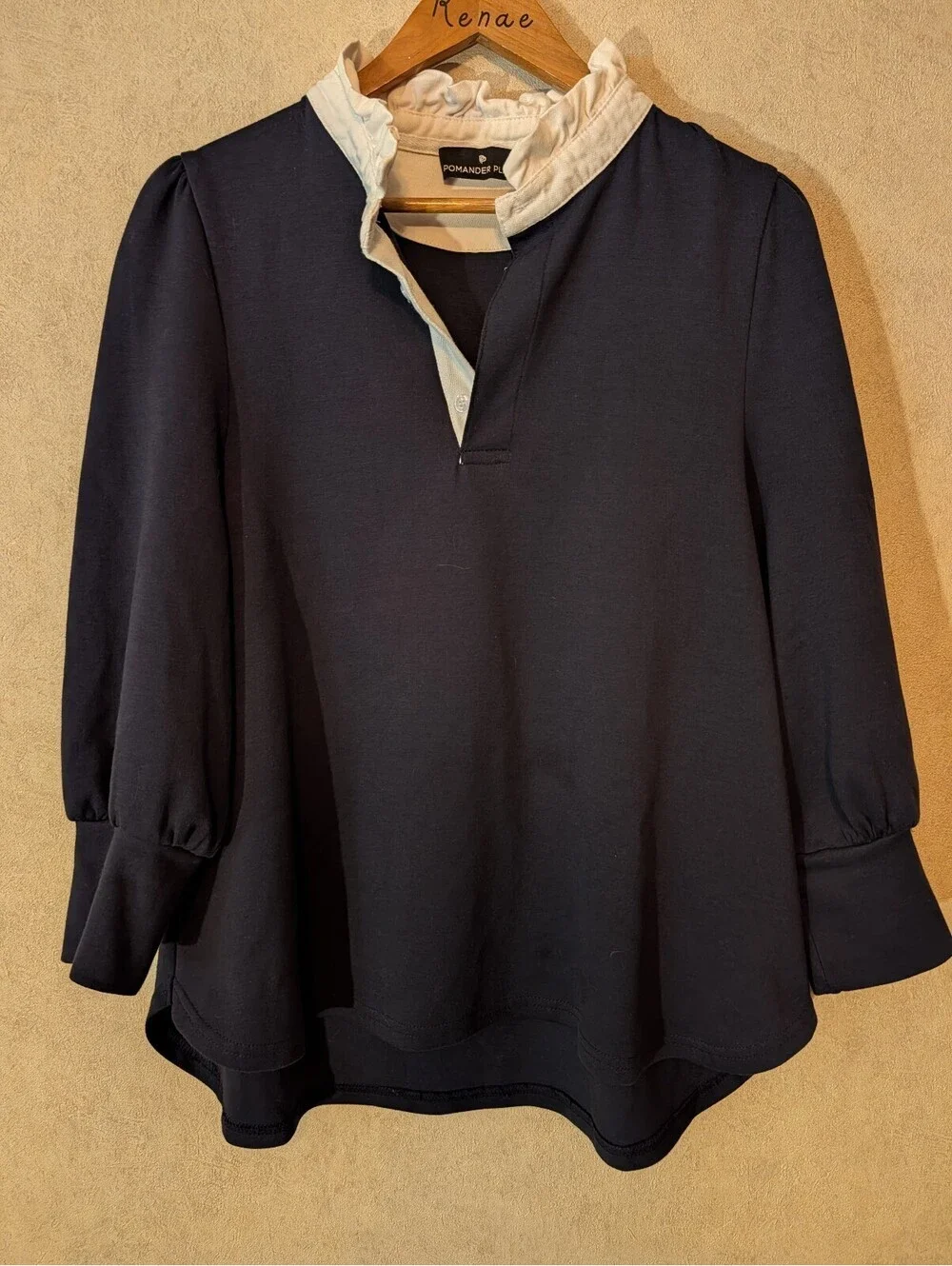 POMANDER PLACE Charlotte Terry top sz M